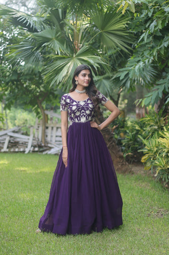Sparkly Purple Prom Dress - Molly Nguyen Design